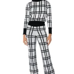 ASPEN VACAY LONG SLEEVE SWEATER -helmut shop aspen vacay long sleeve sweater white multi 3 3