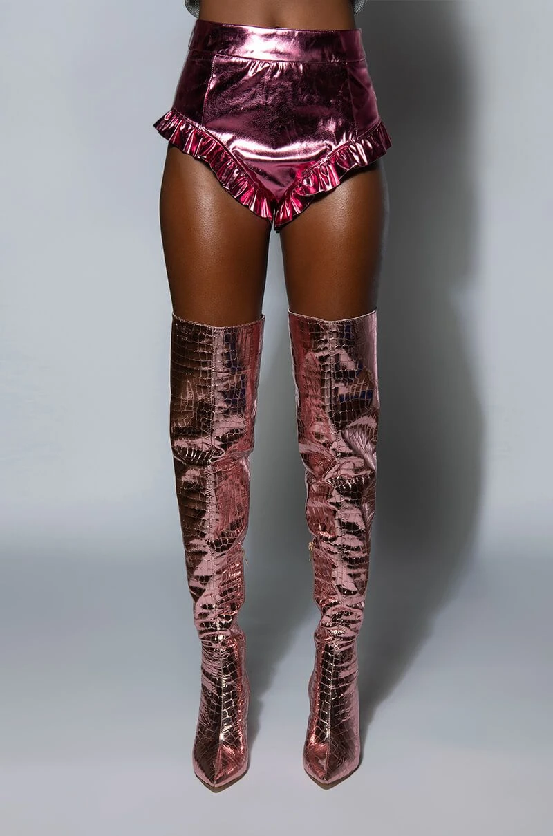 ASTRID MINI METALLIC SHORTS 6 ASTRID MINI METALLIC SHORTS - Image 4