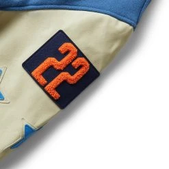 Awake NY VARSITY JACKET -helmut shop awakenyCORAZONVARSITYJACKETBLUECREAMMAWK FW22 OT006 5