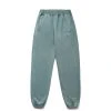 Awake NY PIGMENT DYED EMBROIDERED SWEATPANTS -helmut shop awakenyPIGMENTDYEDEMBROIDEREDSWEATPANTSLATESAWK FW22 PA005 1
