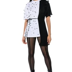 BAD REPUTATION OVERSIZED CREW NECK TSHIRT -helmut shop bad reputation oversized crew neck tshirt white black 3 3