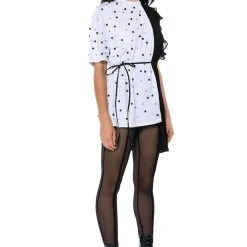 BAD REPUTATION OVERSIZED CREW NECK TSHIRT -helmut shop bad reputation oversized crew neck tshirt white black 4 4