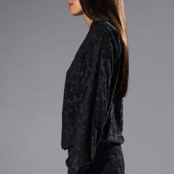 BE HERE TEXTURED OFF SHOULDER SWEATSHIRT -helmut shop be here textured off shoulder sweatshirt black 5 5 c1