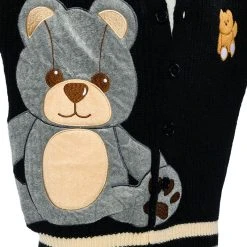 BEARY COZY KNITTED CARDIGAN -helmut shop beary cozy knitted cardigan multi 12 12