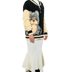 BEARY COZY KNITTED CARDIGAN -helmut shop beary cozy knitted cardigan multi 6 6