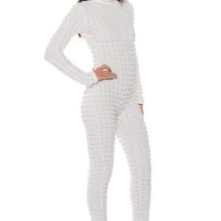 BEAT THE ODDS TEXTURED CATSUIT -helmut shop beat the odds textured catsuit white 2 2