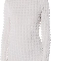 BEAT THE ODDS TEXTURED CATSUIT -helmut shop beat the odds textured catsuit white 5 5