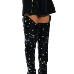 BETTER DAYS FLOUNCE SHORT WITH CHAIN BELT -helmut shop better days flounce short with chain belt black 6 6