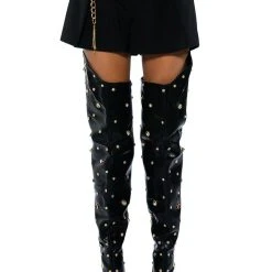 BETTER DAYS FLOUNCE SHORT WITH CHAIN BELT -helmut shop better days flounce short with chain belt black 7 7