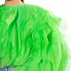 BIG MOMENT LONG SLEEVE BLOUSE -helmut shop big moment long sleeve blouse green 7 7