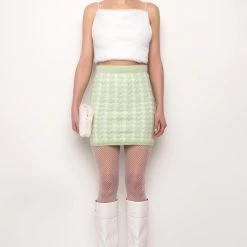 BIG SOFTIE RHINESTONE STRAP PLUSH CROP TOP -helmut shop big softie rhinestone strap plush crop top white 10 10