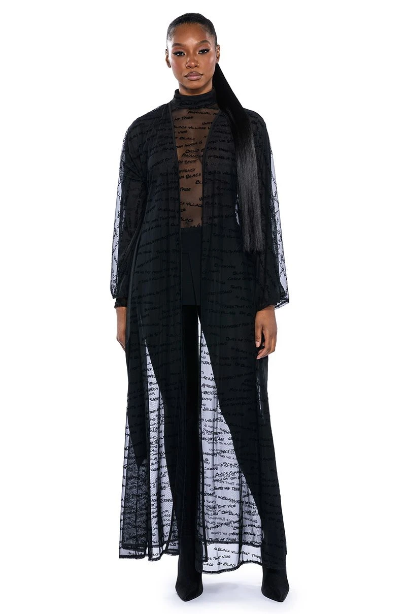 BLACK VILLAGE FOUNDATION LOGO MESH BODYSUIT 7 BLACK VILLAGE FOUNDATION LOGO MESH BODYSUIT - Image 5