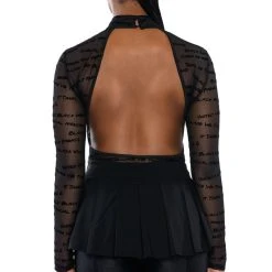 BLACK VILLAGE FOUNDATION LOGO MESH BODYSUIT 18 BLACK VILLAGE FOUNDATION LOGO MESH BODYSUIT -helmut shop black village foundation logo mesh bodysuit black 8 8