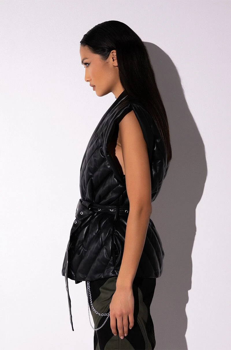 BLANK NYC UNDER THE RADAR PU VEST 7 BLANK NYC UNDER THE RADAR PU VEST - Image 5