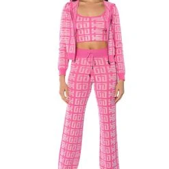 BLOWN AWAY CROPPED KNIT TANK TOP -helmut shop blown away cropped knit tank top pink 6 6