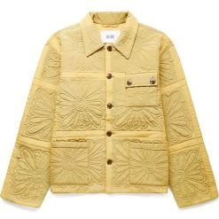 Bode BOTANIC SHADOW QUILT JACKET