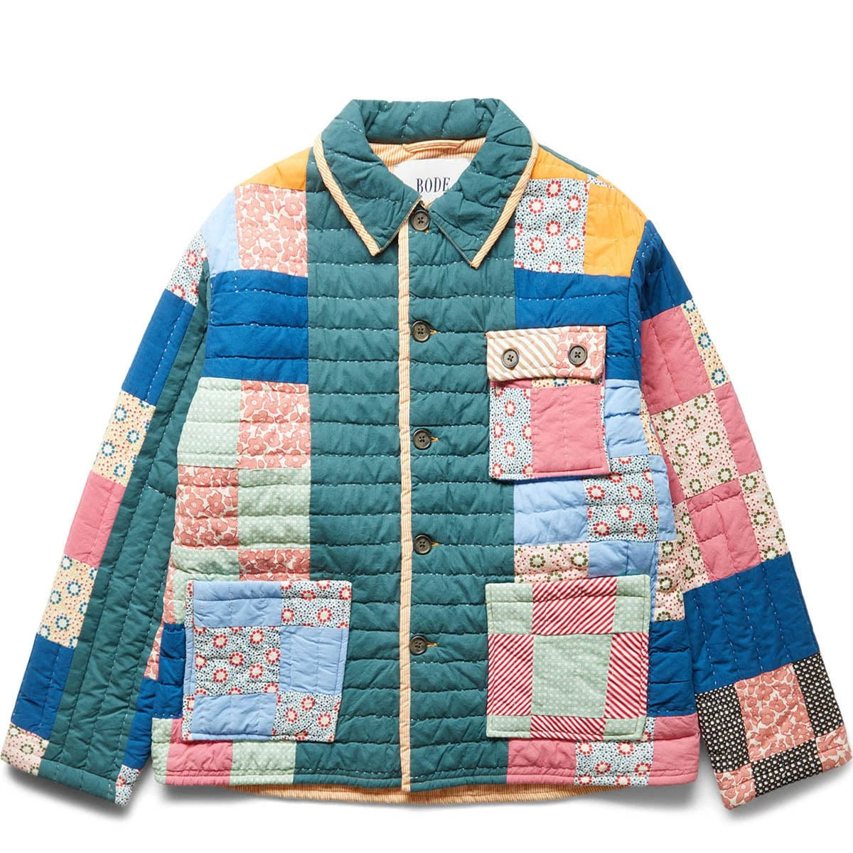 Bode DOTTED DAISY QUILT WORKWEAR JACKET 3 Bode DOTTED DAISY QUILT WORKWEAR JACKET