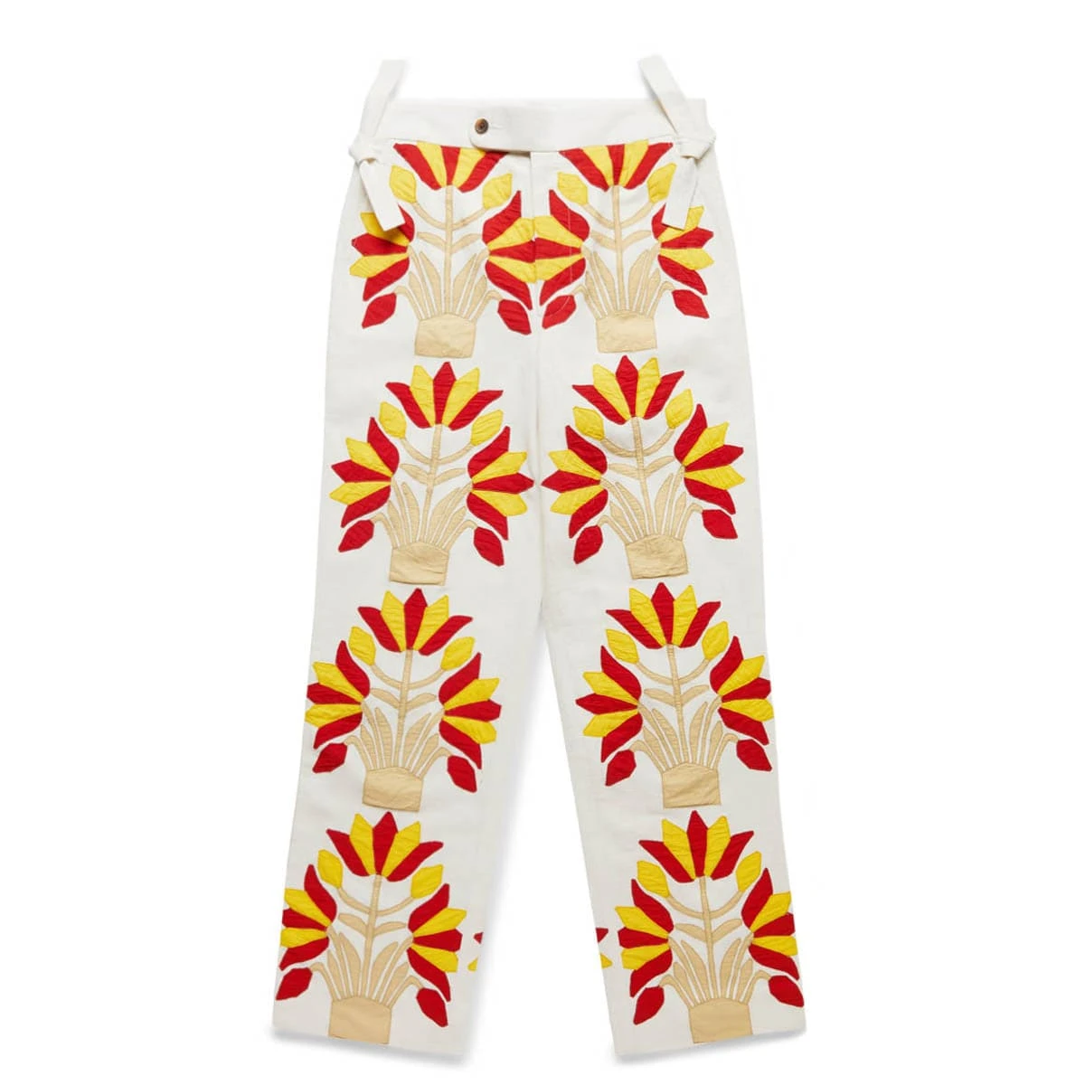 Bode FOLIAGE APPLIQUE TROUSERS 3 Bode FOLIAGE APPLIQUE TROUSERS