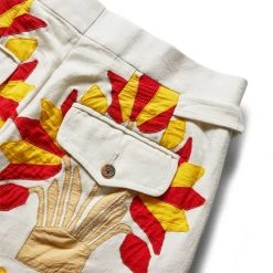 Bode FOLIAGE APPLIQUE TROUSERS 13 Bode FOLIAGE APPLIQUE TROUSERS -helmut shop bodeFOLIAGEAPPLIQUETROUSERGOOSEBERRY30MRF22BT004 6