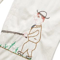 Bode HOUDY FREINDS TROUSERS -helmut shop bodeHOUDYFREINDSTROUSERSWHITE32MRBT000057 3