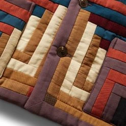 Bode LOG CABIN QUILTED WORKWEAR -helmut shop bodeLOGCABINQUILTEDWORKWEARMULTIMLMROW000029 4