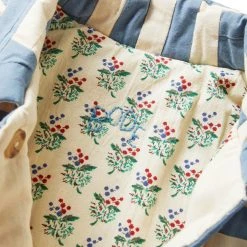 Bode WHITE HOUSE STEPS QUILT JACKET -helmut shop bodeWHITEHOUSESTEPSQUILTJACKETBLUECREAMMLMRF22OW016 5