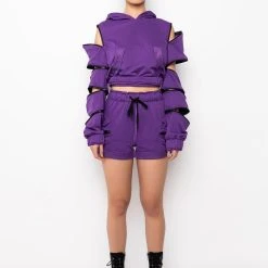 BOIS LIE SWEATSHORT -helmut shop bois lie sweatshort purple 7 7