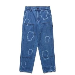 Brain Dead LOGOHEAD DENIM DOUBLE KNEE UTILITY PANT