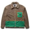Brain Dead SHERPA ZIP JACKET -helmut shop braindeadMESHERPAZIPJACKETNUTMEGSBDW22O09002599BR08 1