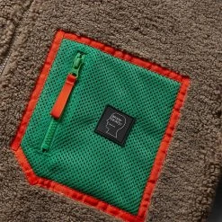 Brain Dead SHERPA ZIP JACKET -helmut shop braindeadMESHERPAZIPJACKETNUTMEGSBDW22O09002599BR08 3