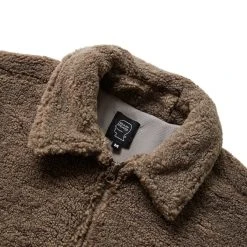 Brain Dead SHERPA ZIP JACKET -helmut shop braindeadMESHERPAZIPJACKETNUTMEGSBDW22O09002599BR08 4