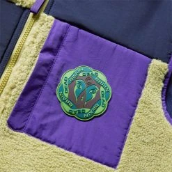 Brain Dead PANELED FIELD VEST -helmut shop braindeadPANELEDFIELDVESTNAVYLIMESBDW22O17002600NY01 4