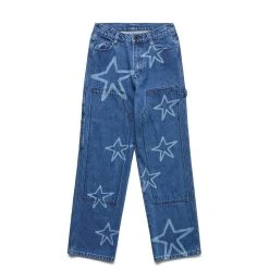 Brain Dead STARS DENIM DOUBLE KNEE UTILITY PANT