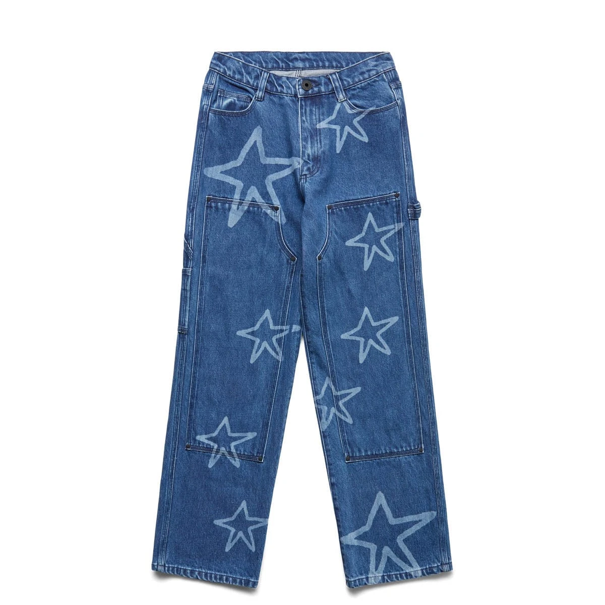 Brain Dead STARS DENIM DOUBLE KNEE UTILITY PANT 3 Brain Dead STARS DENIM DOUBLE KNEE UTILITY PANT