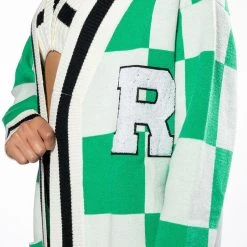 BUY ME THE WORLD LONG CARDIGAN -helmut shop buy me the world long cardigan green 7 7