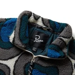 By Parra AMETHIST GEODE POLAR FLEECE PULLOVER 10 By Parra AMETHIST GEODE POLAR FLEECE PULLOVER -helmut shop byparraAMETHISTGEODEPOLARFLEECEPULLOVERSTONEBLUEXS48435 4