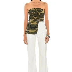 CAMO CHIC TUBE TOP -helmut shop camo chic tube top green multi 2 2