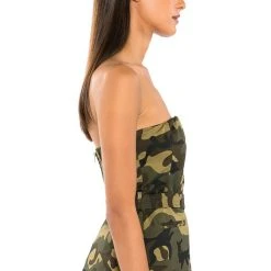 CAMO CHIC TUBE TOP -helmut shop camo chic tube top green multi 4 4