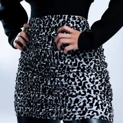 CANT BE TAMED MINI SKIRT -helmut shop cant be tamed mini skirt white multi 2 2 c1 c1 c1