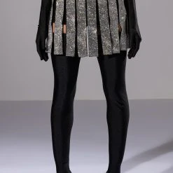 CAPTAIN OF THE TEAM RHINESTONE MINI SKIRT