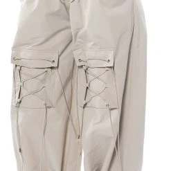 CARA ELASTIC DETAIL UTILITY JOGGER -helmut shop cara elastic detail utility jogger beige 7 7