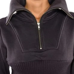 CARBON LUX SWEATSHIRT -helmut shop carbon lux sweatshirt charcoal grey 7 7