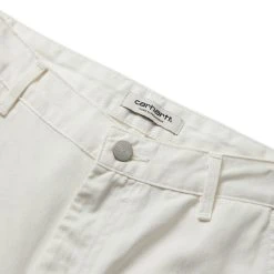 Carhartt WIP WOMEN'S PIERCE PANT STRAIGHT -helmut shop carharttWIPWPIERCEPANTSTRAIGHTOFF WHITE25I027999 350 GD 4