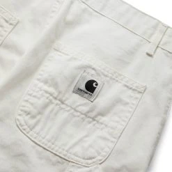 Carhartt WIP WOMEN'S PIERCE PANT STRAIGHT -helmut shop carharttWIPWPIERCEPANTSTRAIGHTOFF WHITE25I027999 350 GD 5
