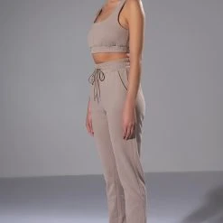 CASUAL CASEY CROP BRALETTE -helmut shop casual casey crop bralette taupe 3 3