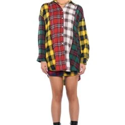 CASUALLY COOL PLAID BUTTONDOWN -helmut shop casually cool plaid buttondown red multi 2 2