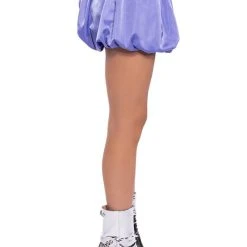 CASUALLY CUTE NYLON MINI SKIRT -helmut shop casually cute nylon mini skirt light purple 6 6