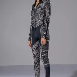 CATCH A GLIMPSE ZIP UP CATSUIT -helmut shop catch a glimpse zip up catsuit black 2 2