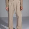 CERTIFIED BOSS WIDE LEG TROUSER -helmut shop certified boss wide leg trouser beige 1 1