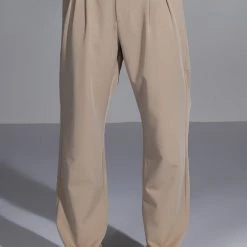 CERTIFIED BOSS WIDE LEG TROUSER -helmut shop certified boss wide leg trouser beige 5 5